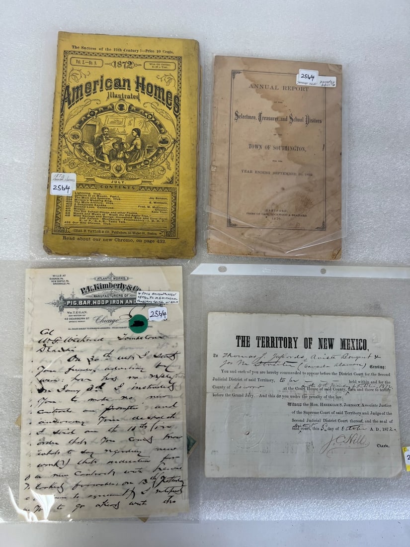 19th C. Ephemera. (4) (1 of 5)