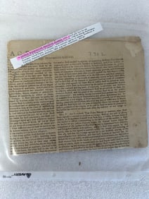 George Washington Protects Seamen Document