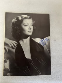 Myrna Loy Autographed Program