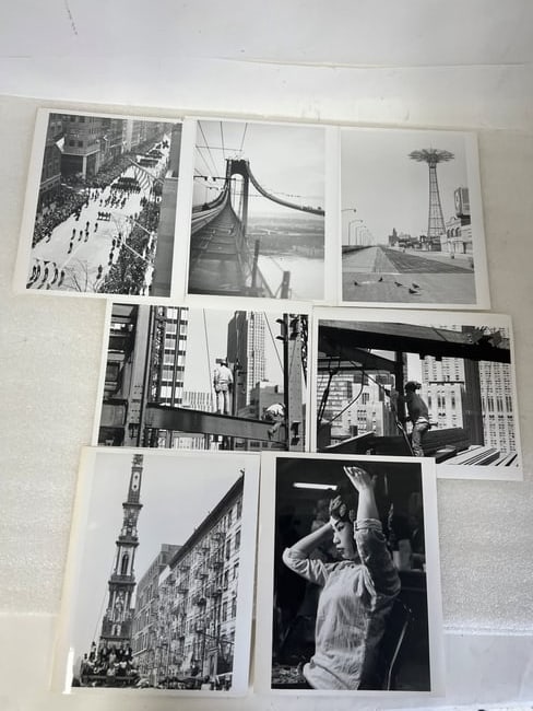Lot of NYC Photos inc. Boardwalk , Bridge: Also construction, six in the lot 8 x 10