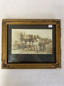 Railroad Photo Framed