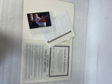 Whitey Ford Portrait. Sgd. with COA