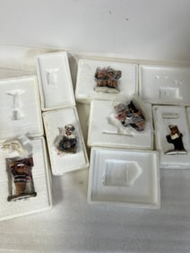 Lot of Dale Earnhardt Bear Figurines