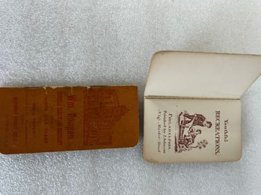 Youthful Recreations. From a book printed in 1810 and a 2nd