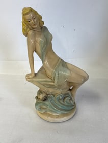 1950’s Painted Chalkware Pin-Up Girl