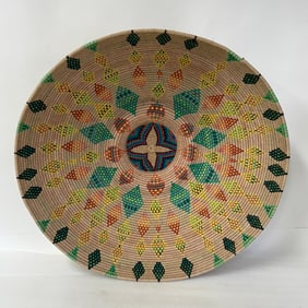 Large Handwoven African Basket