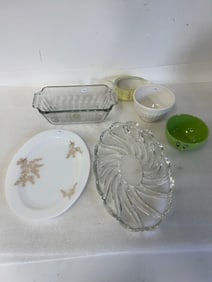 MIx Lot of Kitchen Ware Villeroyand Boch, Anchor Hocking Etc (6)