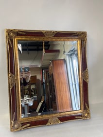 Antique Mahogany & Gilt Framed Mirror