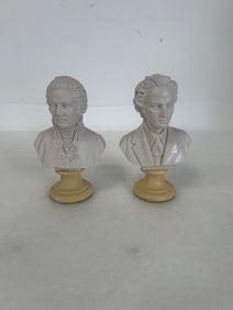 Busts of Chopin and Mozart