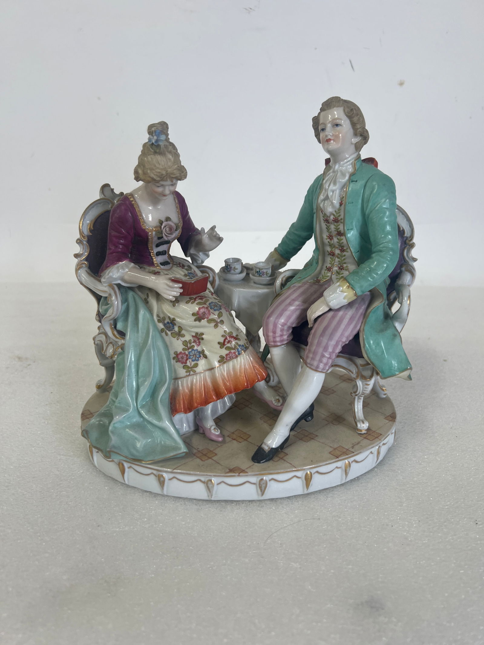 Capo Di Monte Figure of a Couple (1 of 2)