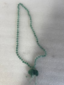 Jade Bead Necklace.