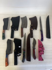 Damascus Steel Knives (6)