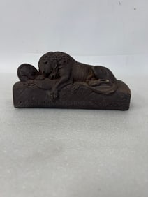 Helvetiorum Fidel Ac Virtuti Lion Bookend