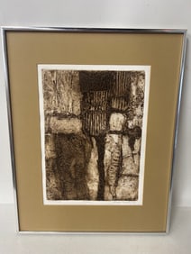 Martha Slaymaker. Artist Proof. Cuicuilco 1969