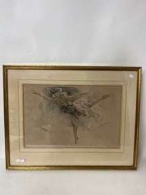 Cohen Riley. Pastel Drawing Damcer