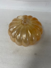 Vintage Blown Glass Pumpkin