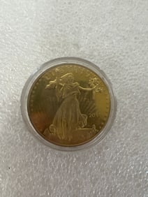 1 Oz. Fine Gold $50 Dollar Liberty Coin