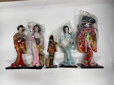 Japanese Dolls ( Five in the lot)