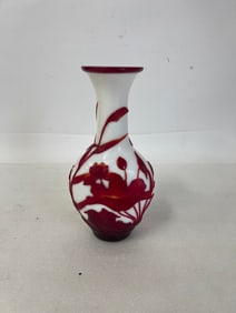 Cameo Glass Vase.