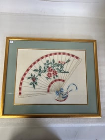 Needlework of a Fan