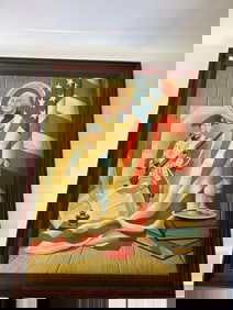 Oil on Board. Patriotic.