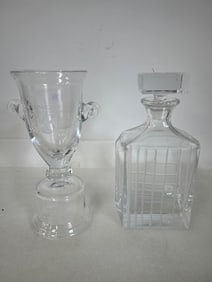 Paperweight Decanter & Leewood Golf Club Trophy