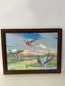 Sir Peter Markham Scott . Oil. Siged