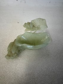 Jade Blossom and Leaf Tray