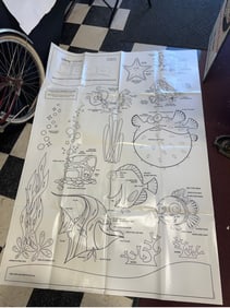 Disney Pixar Finding Nemo Window Tracings