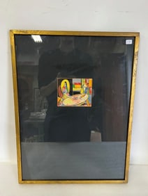 Jose Mijares Signed Mixed Media Two Women