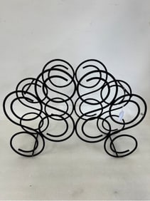 Black Curved Wine Rack