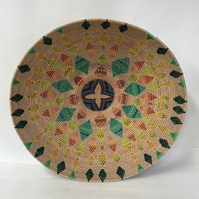 Large Handwoven African Basket