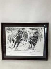 Horse Racing Drawing Sgd.