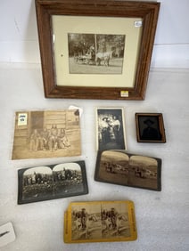 Lot Western Photos & Cartes de Visites (8)