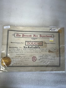 Ed Golightly Member Certificate1907 Certificate