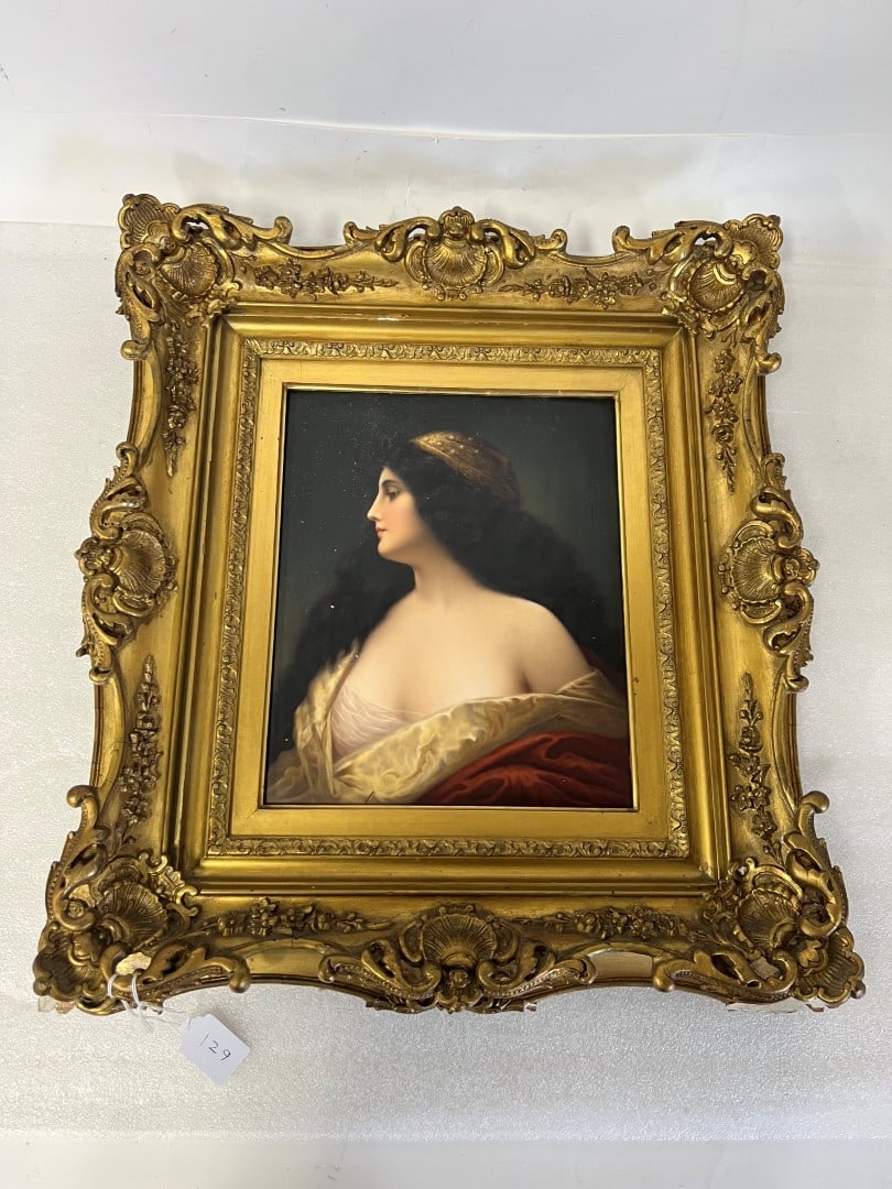 Antique Porcelain Plaque Portrait Angelo Asti (1 of 7)