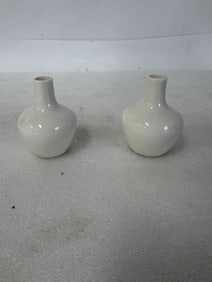 Vintage Lenox Small Ivory Bud Vases(2)