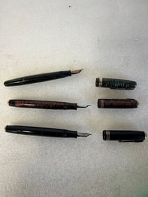 Parker Antique Fountain Pens (3)