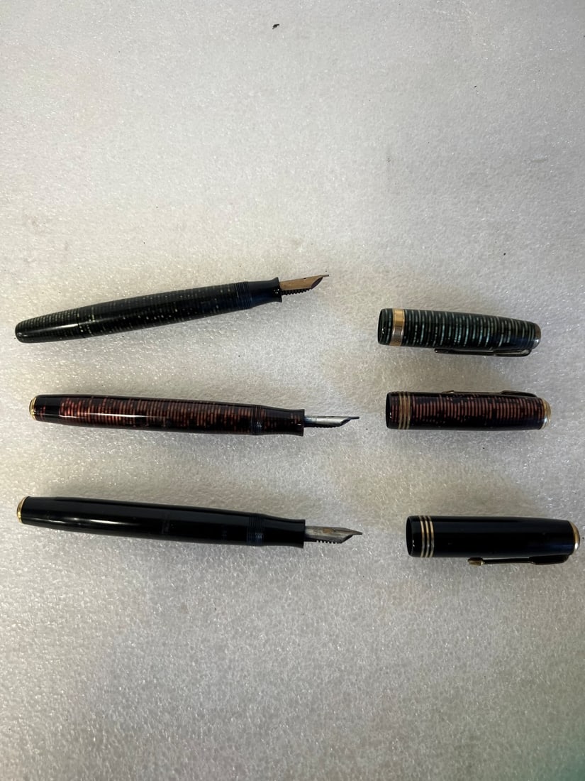 Parker Antique Fountain Pens (3): Marked on the nib,