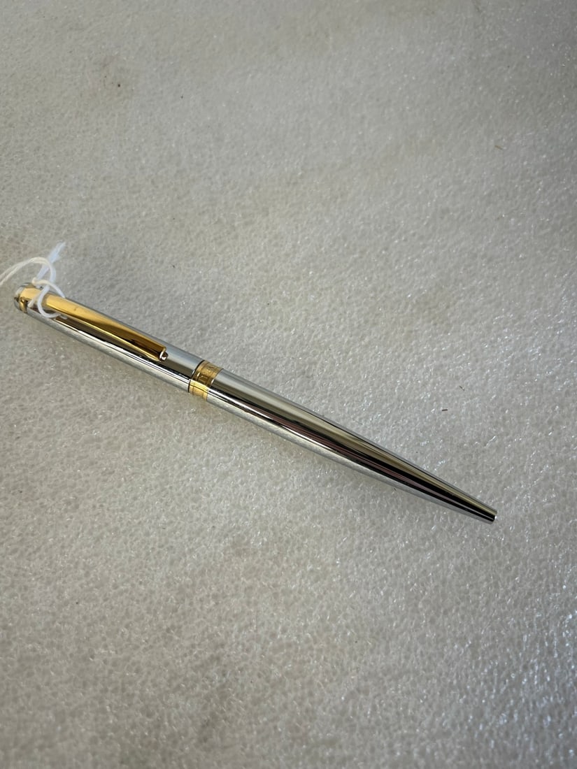 Tiffany & Co. Pen. Ball Point: Silver Cased. Marked Tiffany & Co.