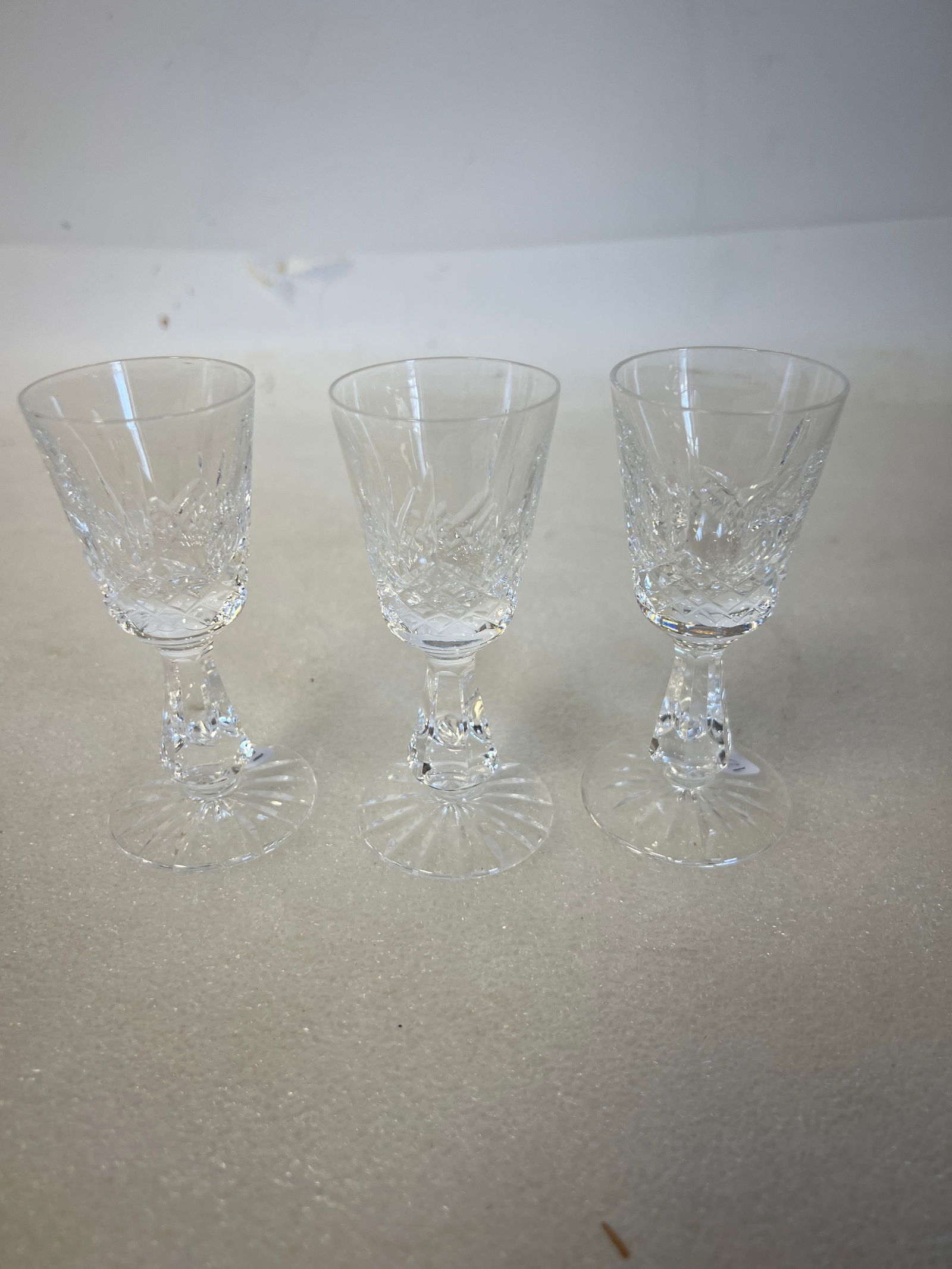 Three Signed Waterford Cordials: Three in the lot. All signed Waterford