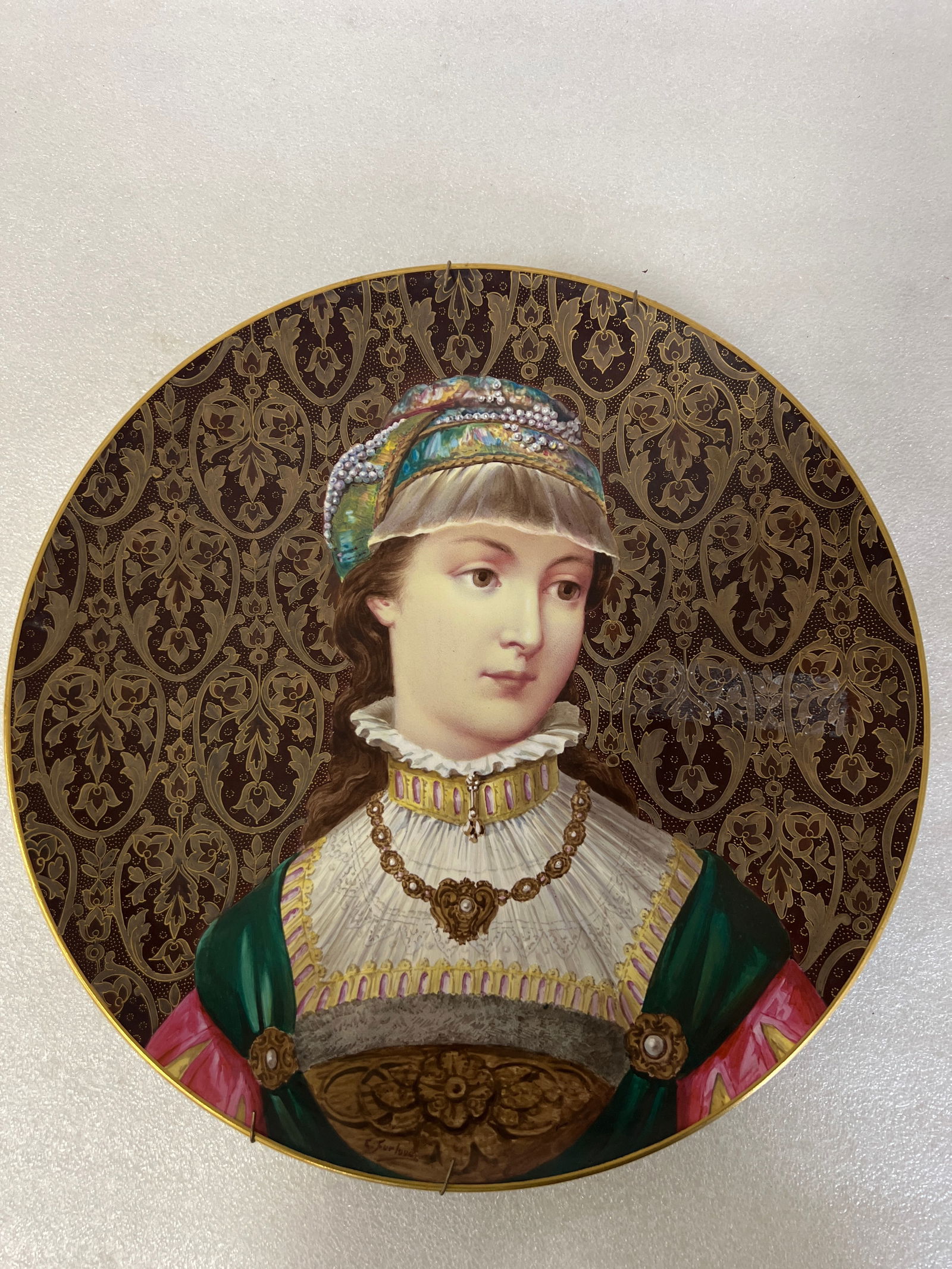 Best Quality Hand Painted Portrait Plate (1 of 2)