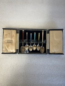 Sterling demi/tasse spoons (6)