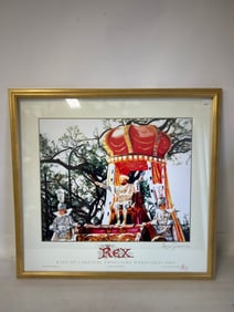 Anne Senemica Mardi Gras Rex Poster  2010