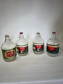 Coca-Cola One Gallon Jugs (4)