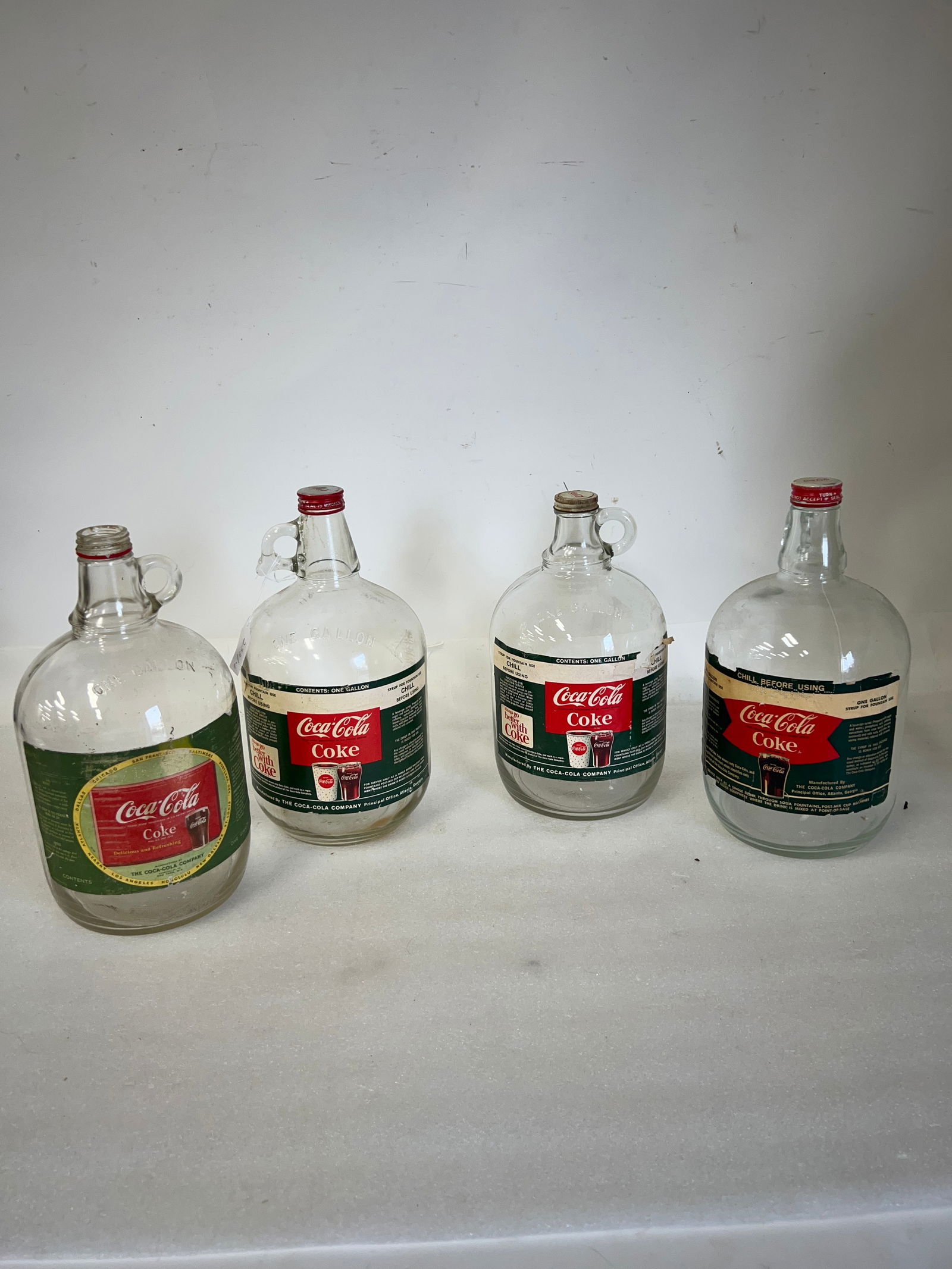 Coca-Cola One Gallon Jugs (4) (1 of 3)