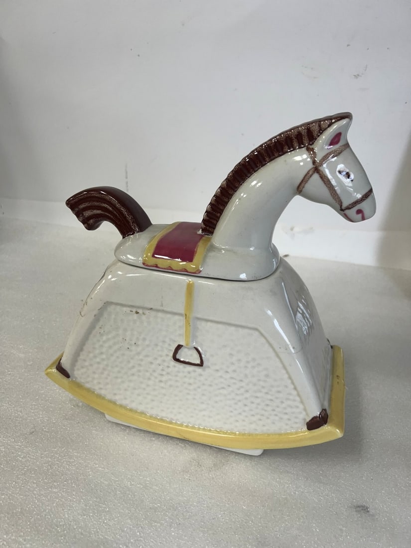 Abingdon Rocking Horse Cookie Jar (1 of 2)
