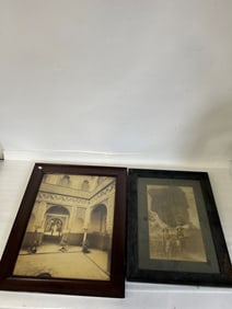 Two Engravings inc One Western