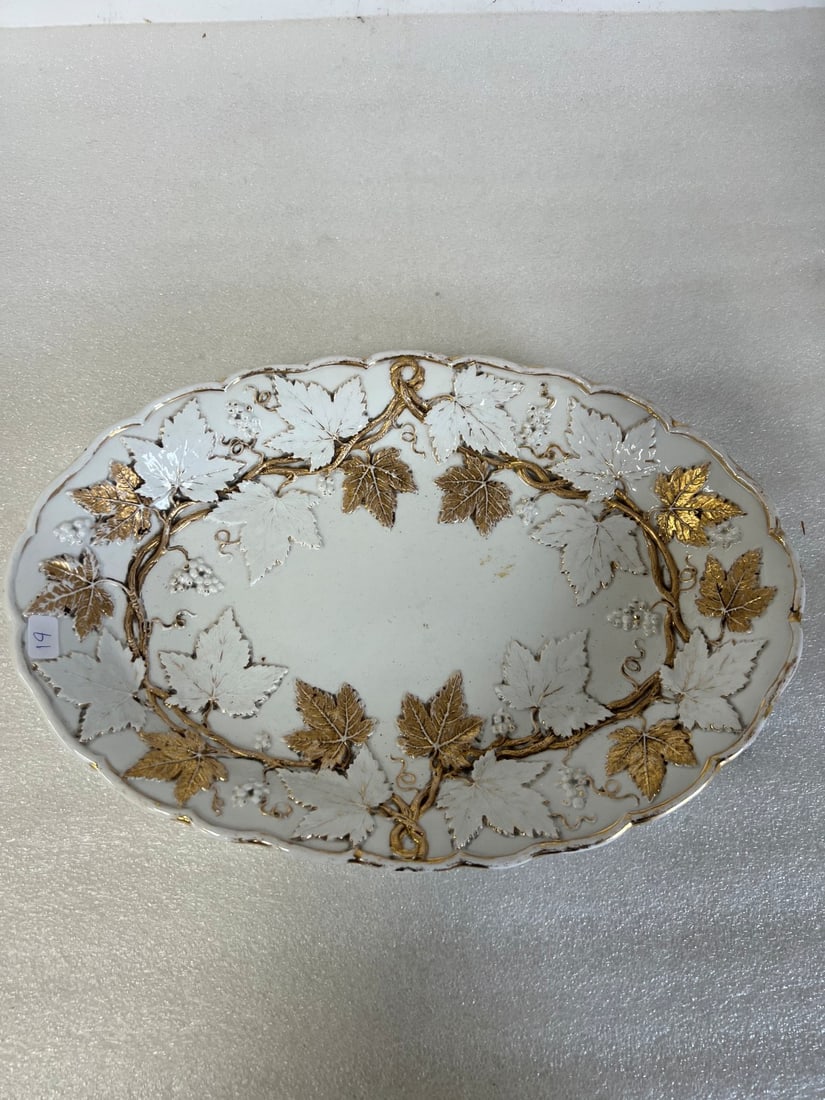 Meissen Platter Blue Crossed Mark (1 of 2)