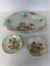 Bavaria Schumann Arzberg Bowl & Plates (3)